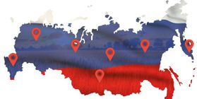 Интернет магазин с точками продаж в городах РФ